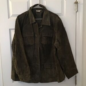 St. John's Bay Dark Olive Utility Jacket